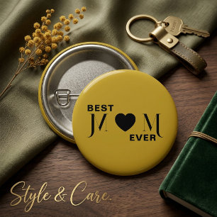 Badge Rond 2,50 Cm Meilleure Maman Inspirante Conception de Cadeau de