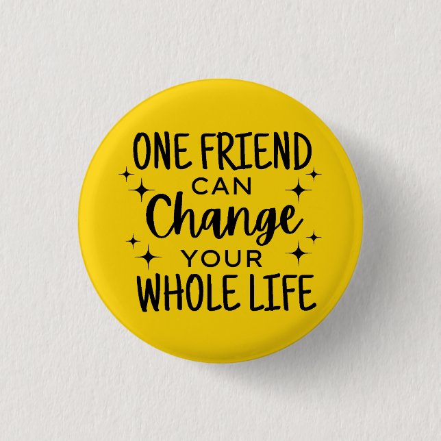 Badge Rond 2,50 Cm Meilleurs amis (Devant)