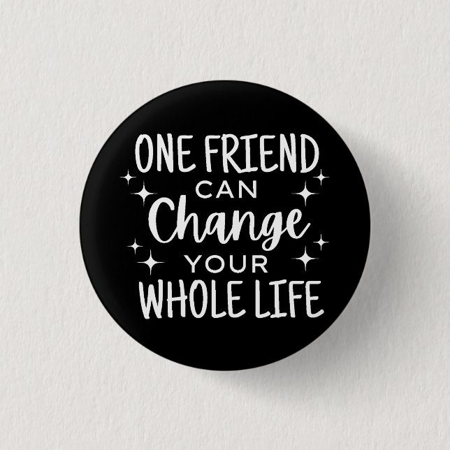 Badge Rond 2,50 Cm Meilleurs amis (Devant)