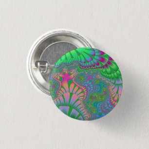 Badge Rond 2,50 Cm Mélange verte