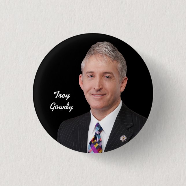 Badge Rond 2,50 Cm Membre du Congrès Trey Gowdy (Devant)