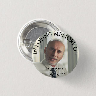 Badge Rond 2,50 Cm Mémorial photo personnalisé