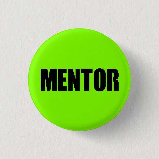 Badge Rond 2,50 Cm Mentor vert (Devant)