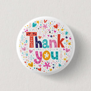 Badge Rond 2,50 Cm Merci