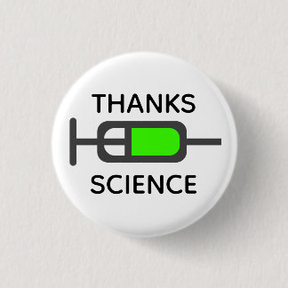 Badge Rond 2,50 Cm Merci Science