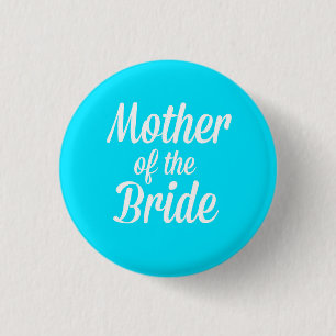 Badge Rond 2,50 Cm Mère de la goupille de jeune mariée