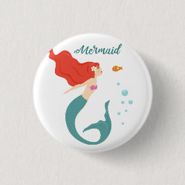 Badge Rond 2,50 Cm Mermaid