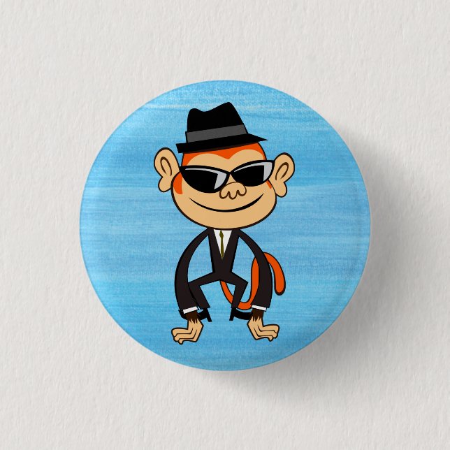 Badge Rond 2,50 Cm Micah (Devant)