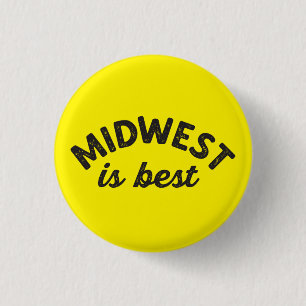 Badge Rond 2,50 Cm Midwest is Best Pin
