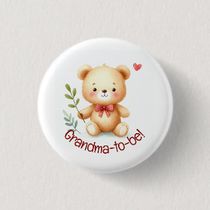 Badge Rond 2,50 Cm Mignonne Teddy Bear Whimsical Art