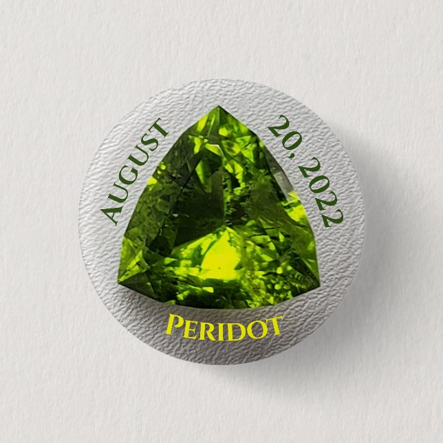 Badge Rond 2,50 Cm Mille milliards de Peridot (Devant)