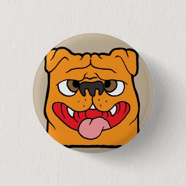 Badge Rond 2,50 Cm milo de bouton (Devant)