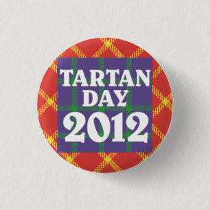 Badge Rond 2,50 Cm Mini bouton du jour 2012 de tartan