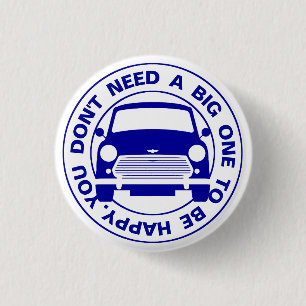 Badge Rond 2,50 Cm Mini Cooper d'Austin