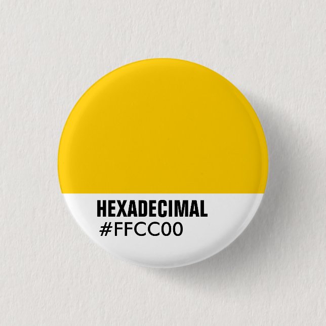Badge Rond 2,50 Cm Modèle couleur HEXADECIMAL - Custo... - Customisé (Devant)