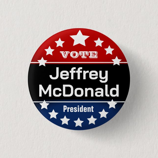 Badge Rond 2,50 Cm Modèle de campagne personnalisé (Devant)