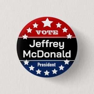 Badge Rond 2,50 Cm Modèle de campagne personnalisé