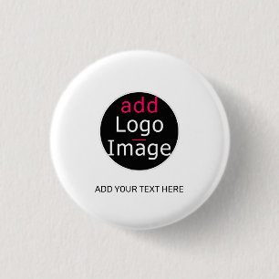 Badge Rond 2,50 Cm Moderne Professionnel Personnalisable Entreprise B