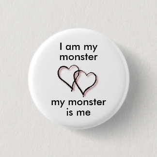 Badge Rond 2,50 Cm Mon bouton de monstre