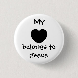 Badge Rond 2,50 Cm Mon coeur