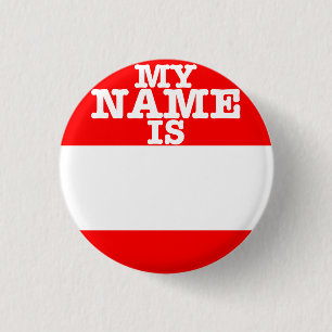 Badge Rond 2,50 Cm Mon nom est
