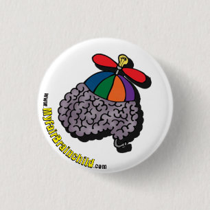 Badge Rond 2,50 Cm Mon Pin juste d'invention