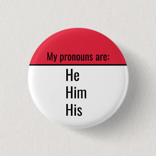Badge Rond 2,50 Cm Mon pronostic est Lui Son