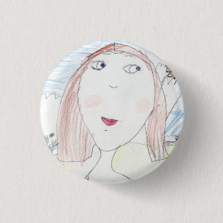 Badge Rond 2,50 Cm Mona Lisa