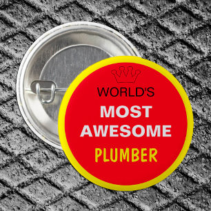 Badge Rond 2,50 Cm Mondes les plus fantastiques - PLUMBER (meilleur)