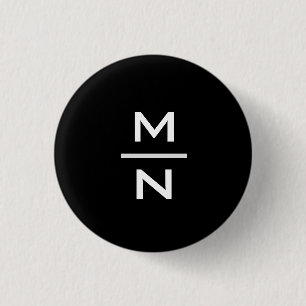 Badge Rond 2,50 Cm monogramme personnalisé