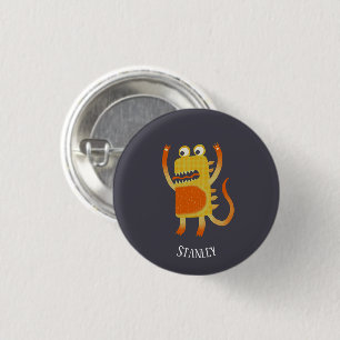 Badge Rond 2,50 Cm Monstres amusants Personnalisé