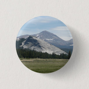 Badge Rond 2,50 Cm Montagnes de Sierra Nevada III Parc national de Yo