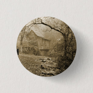 Badge Rond 2,50 Cm Morning Mist