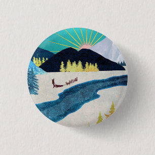 Badge Rond 2,50 Cm Morning Musher