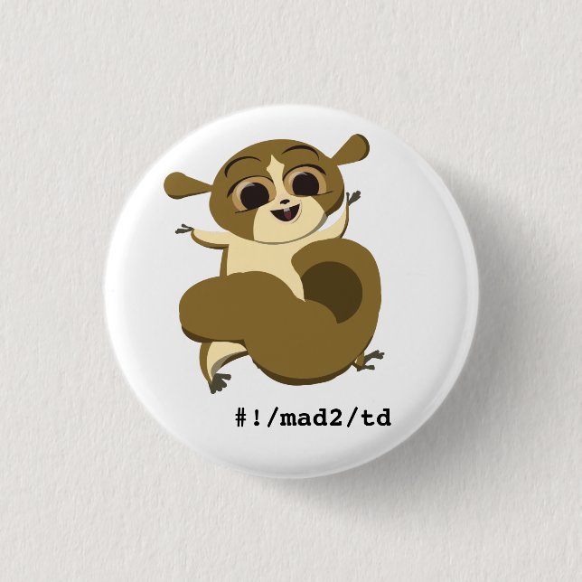 Badge Rond 2,50 Cm Mort (Devant)