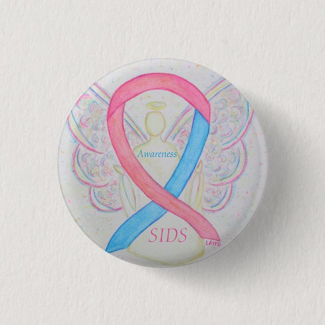 Badge Rond 2,50 Cm Mort subite du nourrisson (PEID) (Devant)