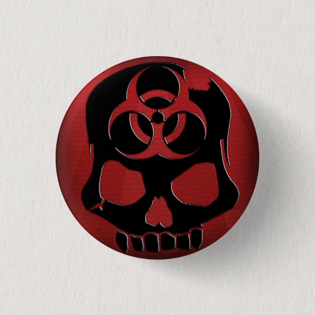 Badge Rond 2,50 Cm Morts sur le bouton d'arrivée (Devant)