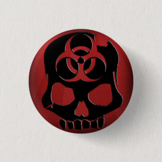 Badge Rond 2,50 Cm Morts sur le bouton d'arrivée