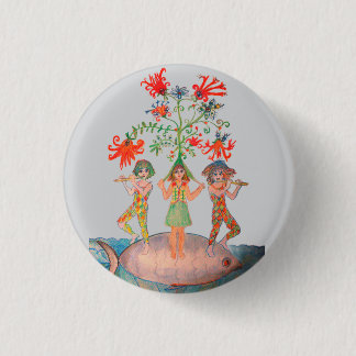 Badge Rond 2,50 Cm Motif de l'Arbre de Vie