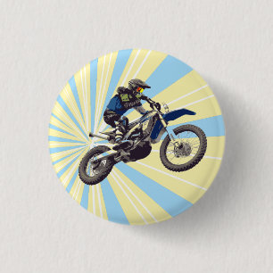 Badge Rond 2,50 Cm Motocross