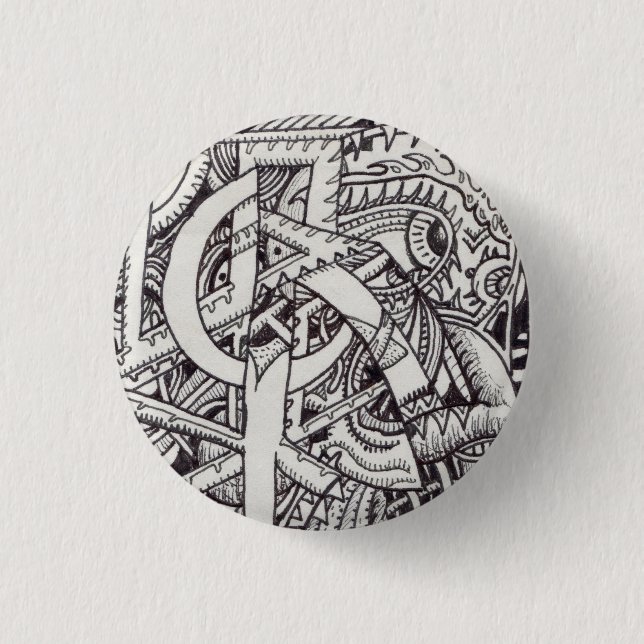 Badge Rond 2,50 Cm Mr Emptyful (détail) (Devant)