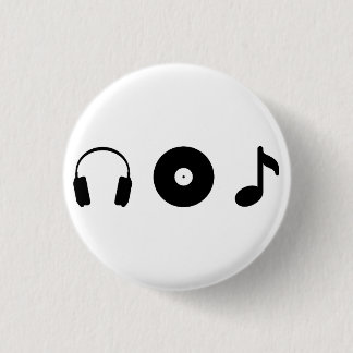 Badge Rond 2,50 Cm Music