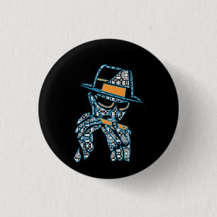 Badge Rond 2,50 Cm musicien de bleus