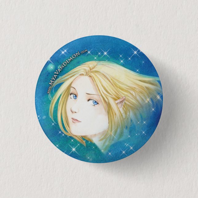 Badge Rond 2,50 Cm Mya Vandimon de Thera (Devant)