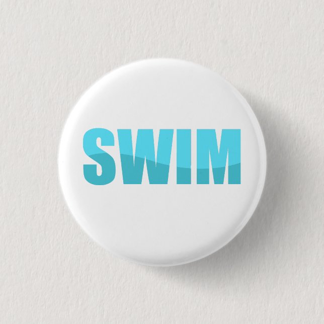 Badge Rond 2,50 Cm Nager (Devant)