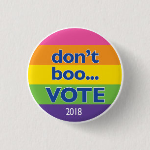 Badge Rond 2,50 Cm Ne huez pas… le bouton de VOTE