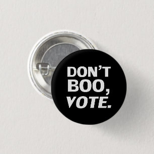 Badge Rond 2,50 Cm Ne vous privez pas de voter la typographie noir bl
