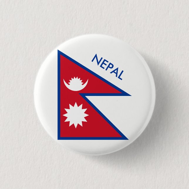 Badge Rond 2,50 Cm népal (Devant)