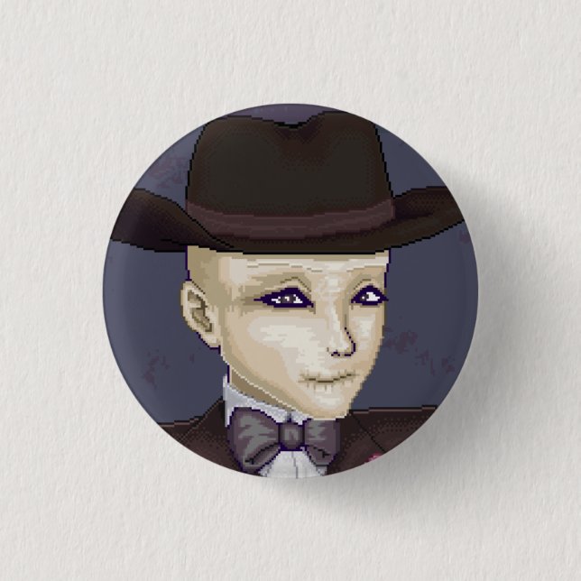 Badge Rond 2,50 Cm Nevire - petite broche arrière (Devant)
