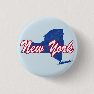Badge Rond 2,50 Cm New York